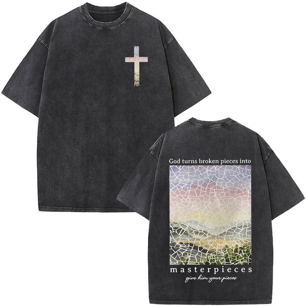 Men's Retro Washed Short-Sleeve T-Shirt