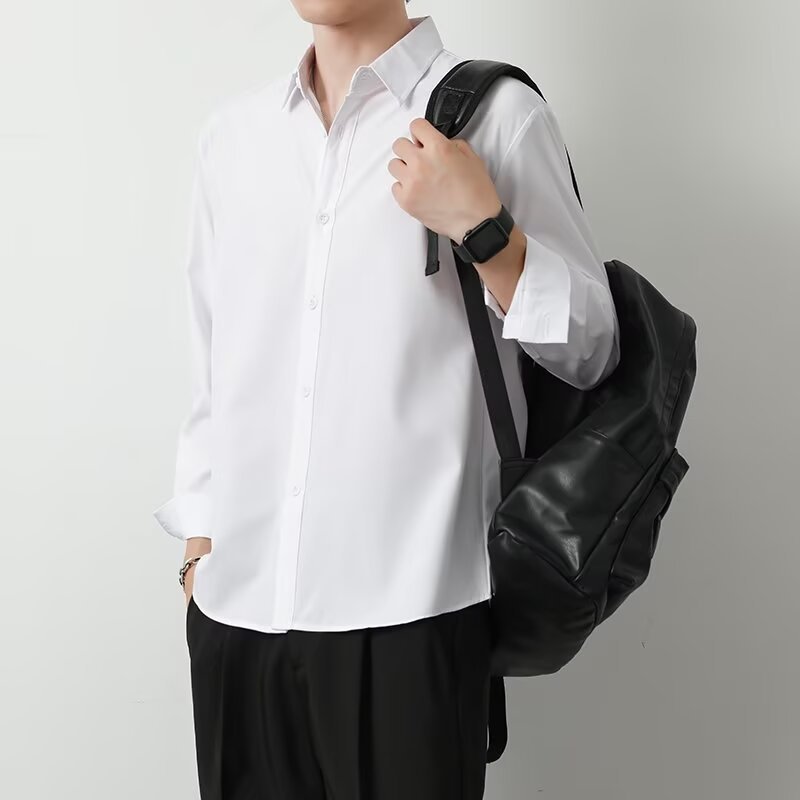 Men's SpringAutumn Loose Long-Sleeve Top
