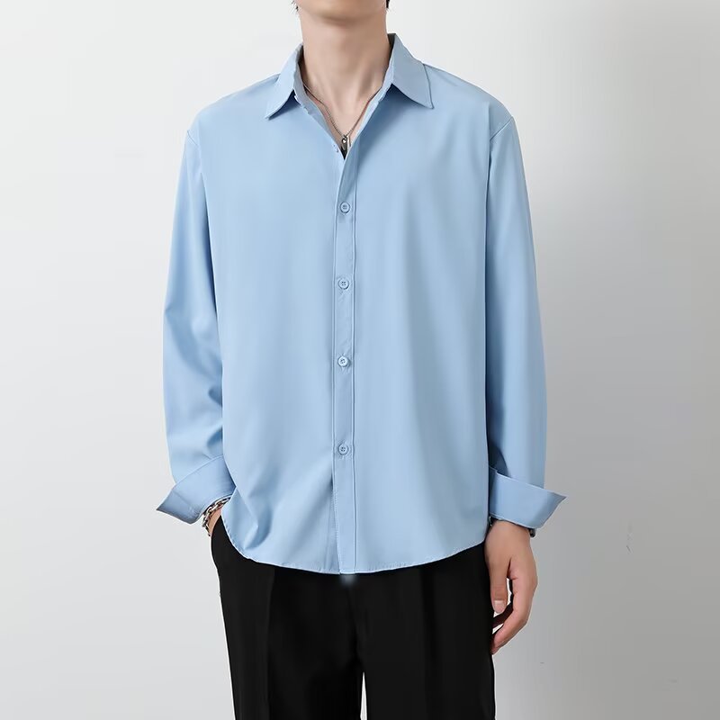 Men's SpringAutumn Loose Long-Sleeve Top