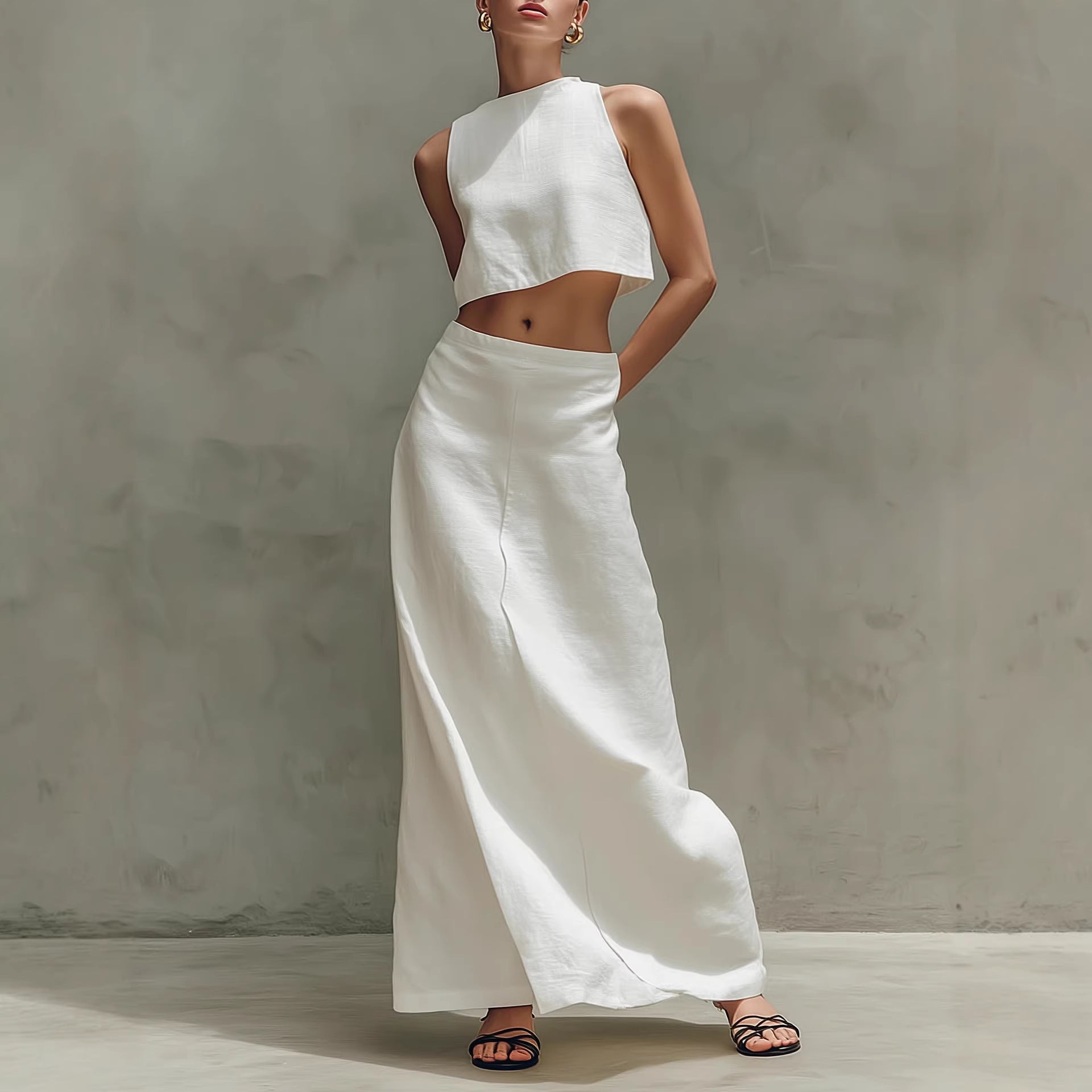 Women's Sleeveless Slimming Maxi Dress