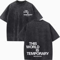 Fashionable Vintage T-shirt With A Printed Wool Blend