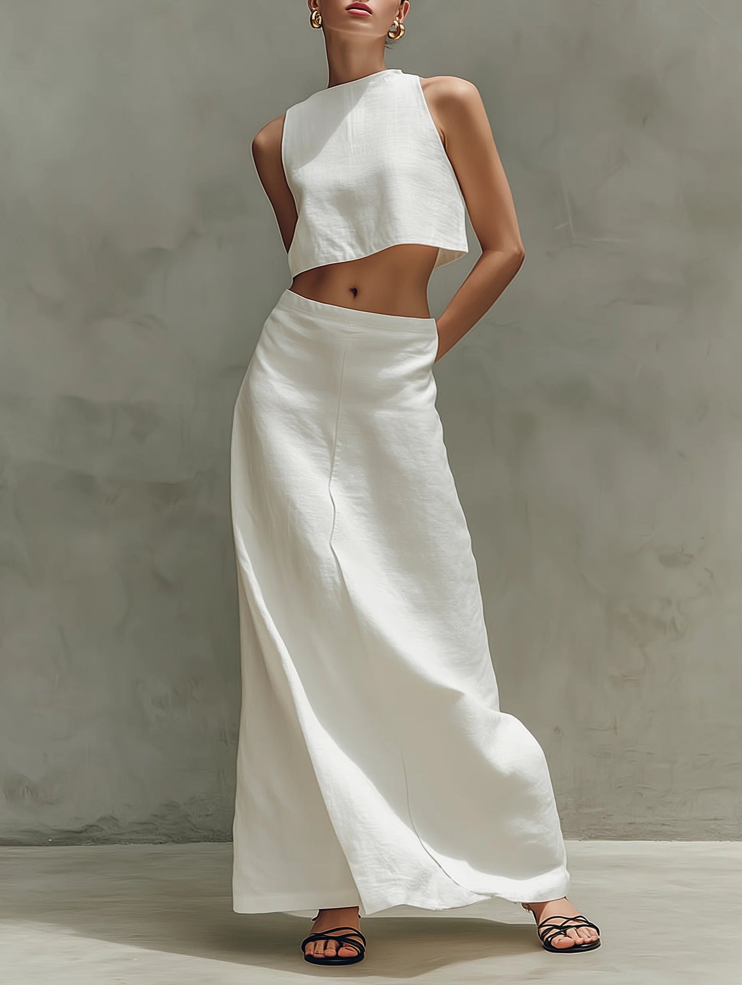 Women's Sleeveless Slimming Maxi Dress