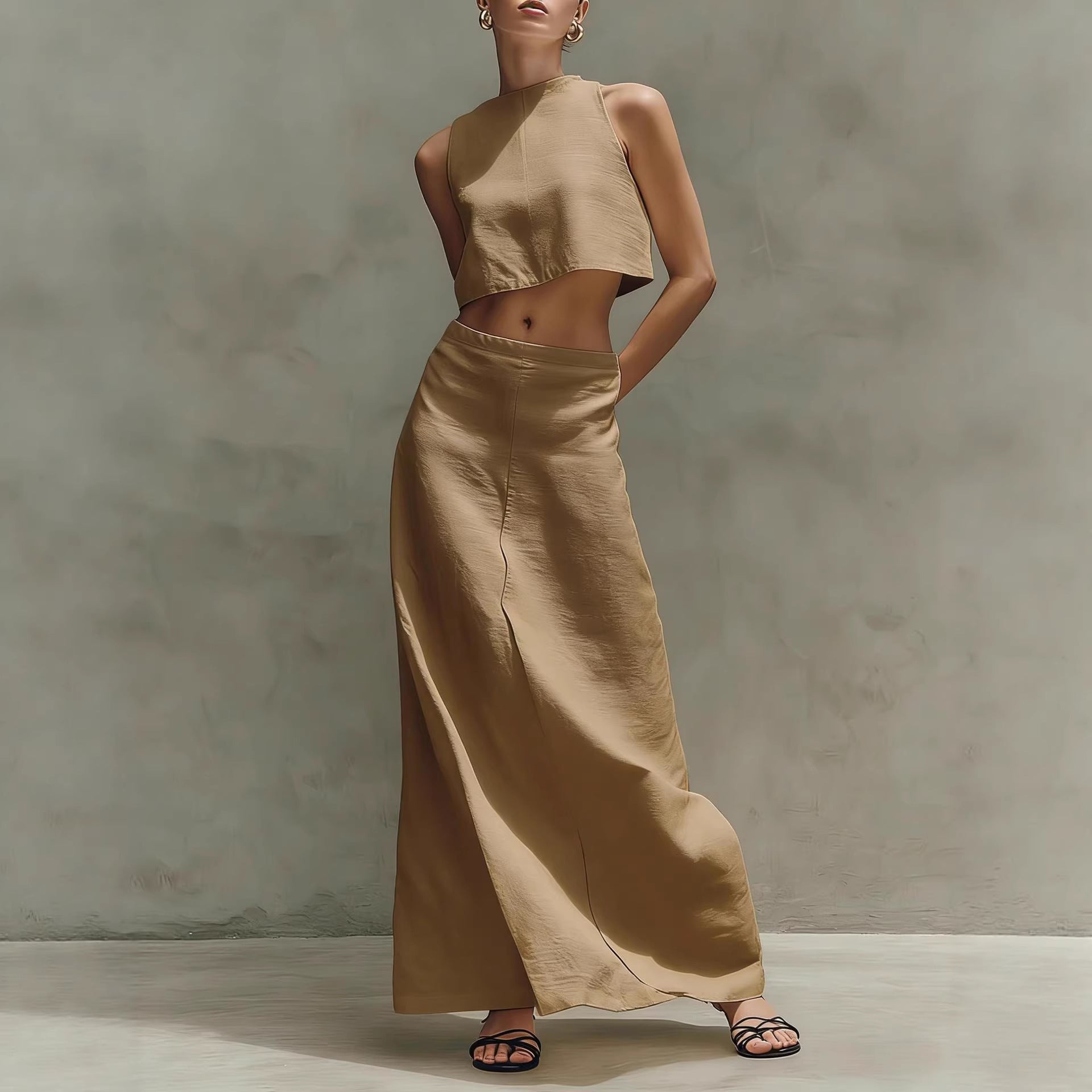 Women's Sleeveless Slimming Maxi Dress