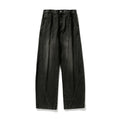 Men's Wide-Leg Washed Denim Jeans – Loose Casual Fit