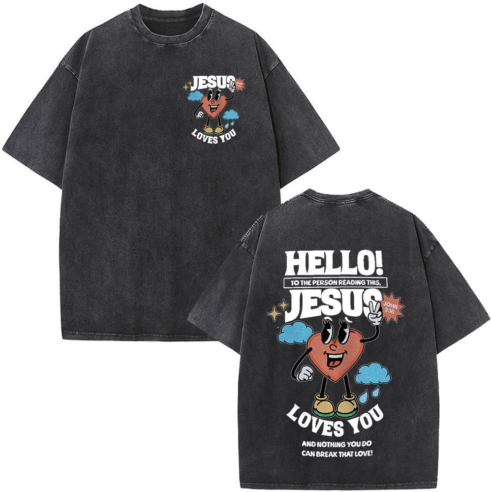 Men's Retro Washed Short-Sleeve T-Shirt