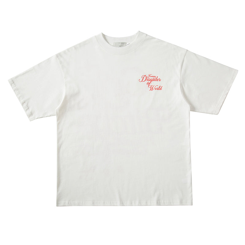 Men's Oversized Hip-Hop Graphic T-Shirt – Loose Street Style