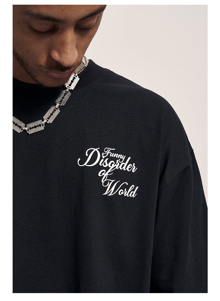 Men's Oversized Hip-Hop Graphic T-Shirt – Loose Street Style