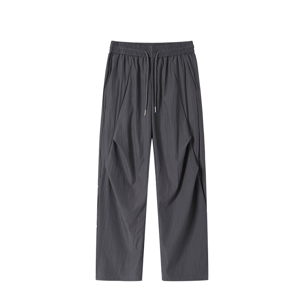 Men's Wide-Leg Drape Casual Trousers