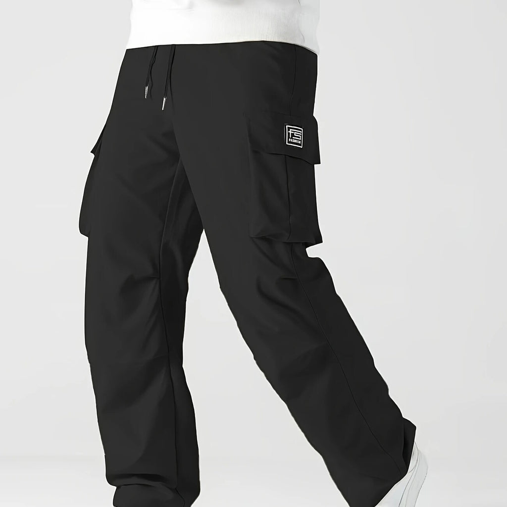 Men's All-Season Wide-Leg Work Trousers – Smart Casual