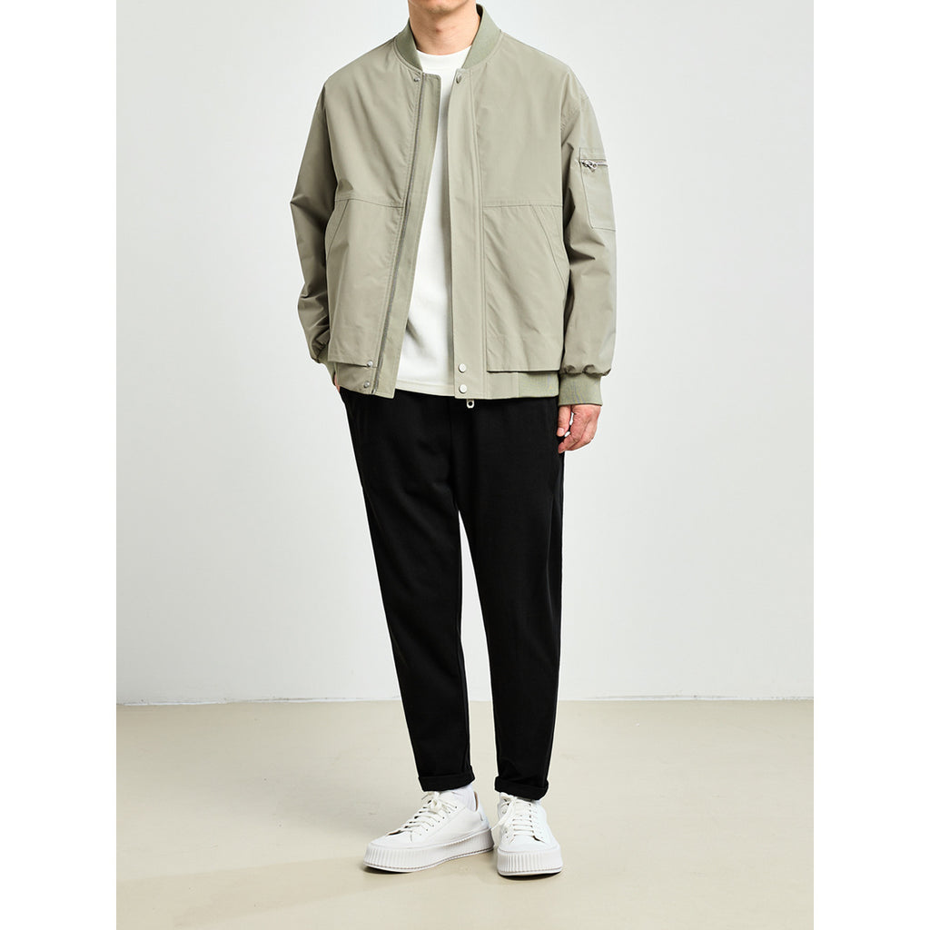 Men's Solid Color Casual Spring Jacket