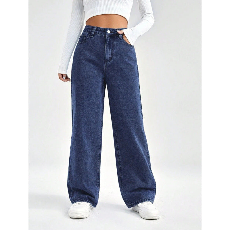 Washed Denim Jeans