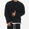 Men's Loose Round-Neck Pullover Sweater