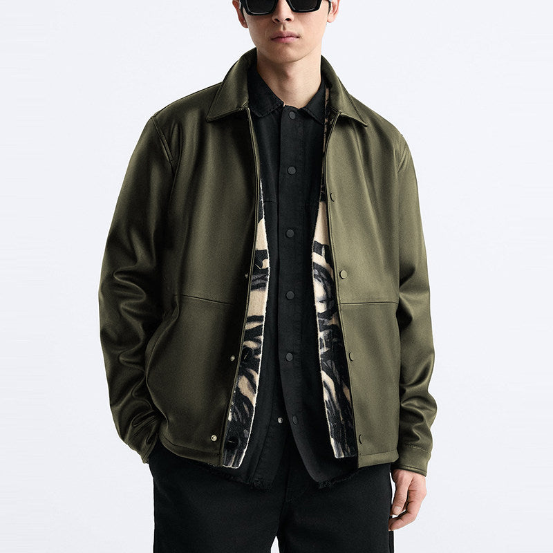 Men's Casual Leather Jacket