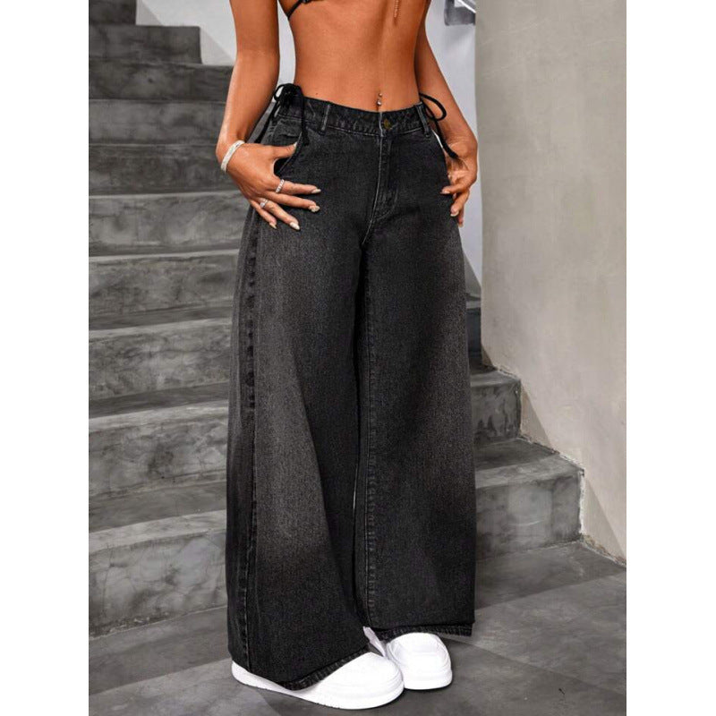Retro Loose-fit Wide-leg