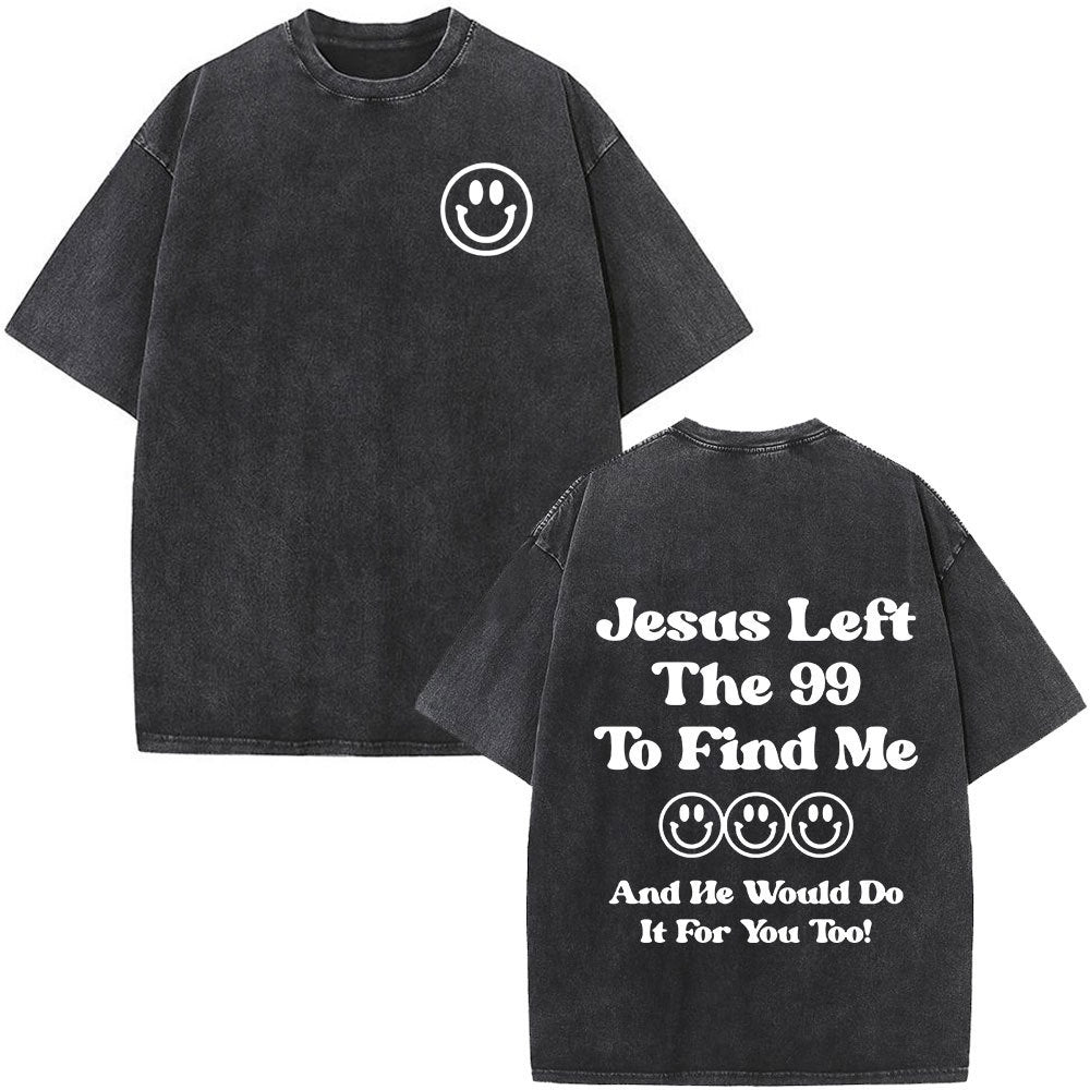 Men's Retro Washed Short-Sleeve T-Shirt