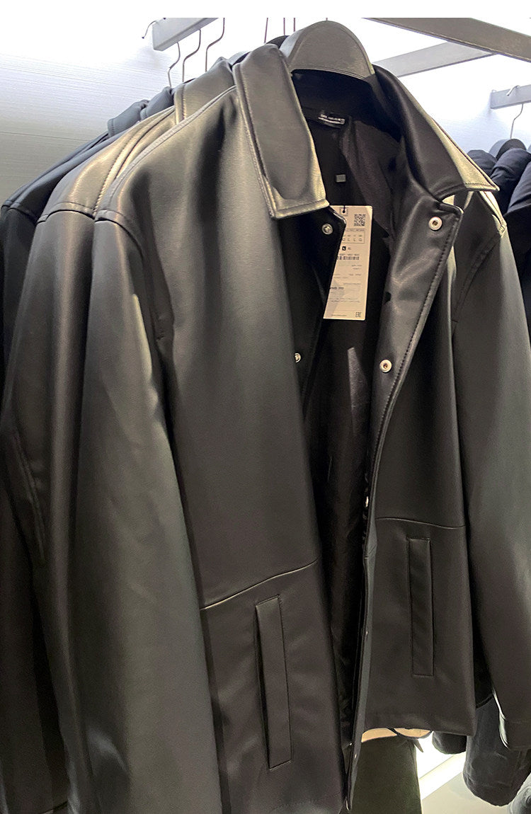 Men's Casual Leather Jacket