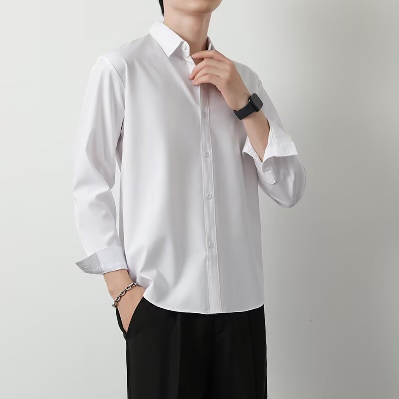 Men's SpringAutumn Loose Long-Sleeve Top