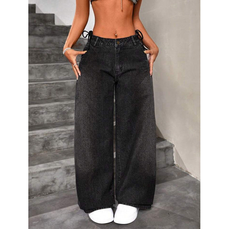 Retro Loose-fit Wide-leg
