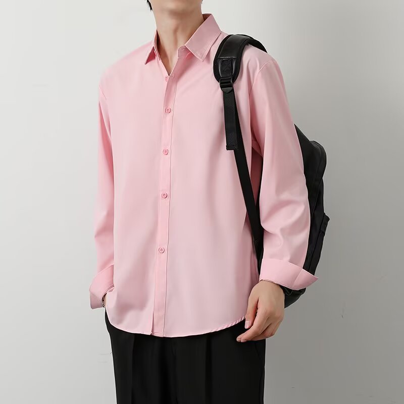 Men's SpringAutumn Loose Long-Sleeve Top