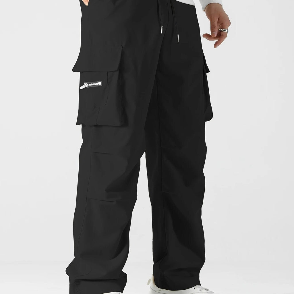 Men's All-Season Wide-Leg Work Trousers – Smart Casual