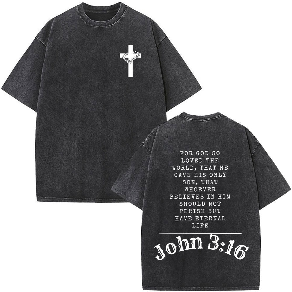 Men's Retro Washed Short-Sleeve T-Shirt